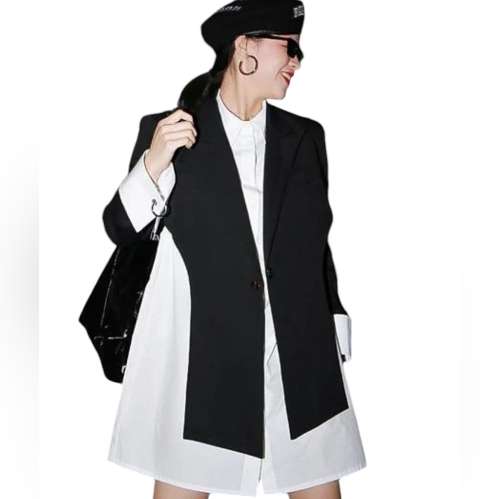 Marigold Shadows  KAIDA CROSS SPLIT LONG SLEEVE JACKET